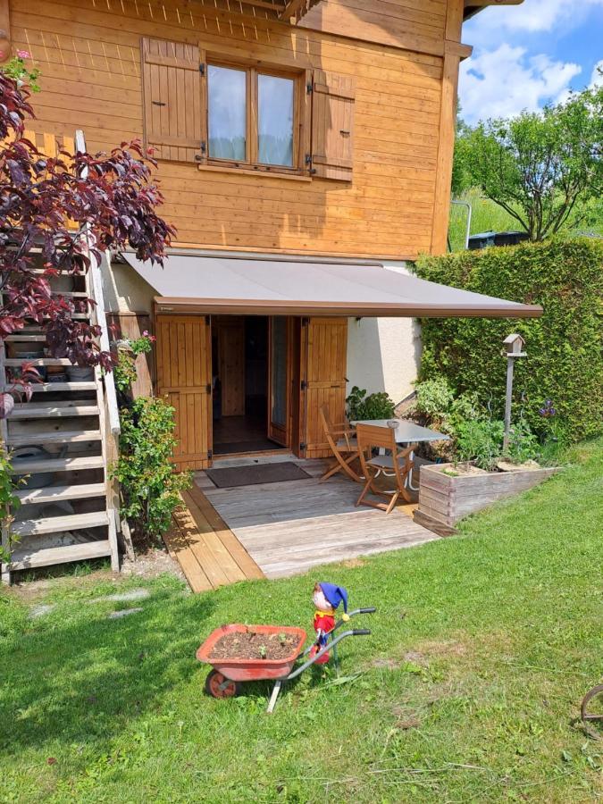 A4 Km De Megeve Tres Joli Studio Avec Jacuzzi ,Vue Sur Les Montagnes Au Calme Праз-Сур-Арлы Экстерьер фото