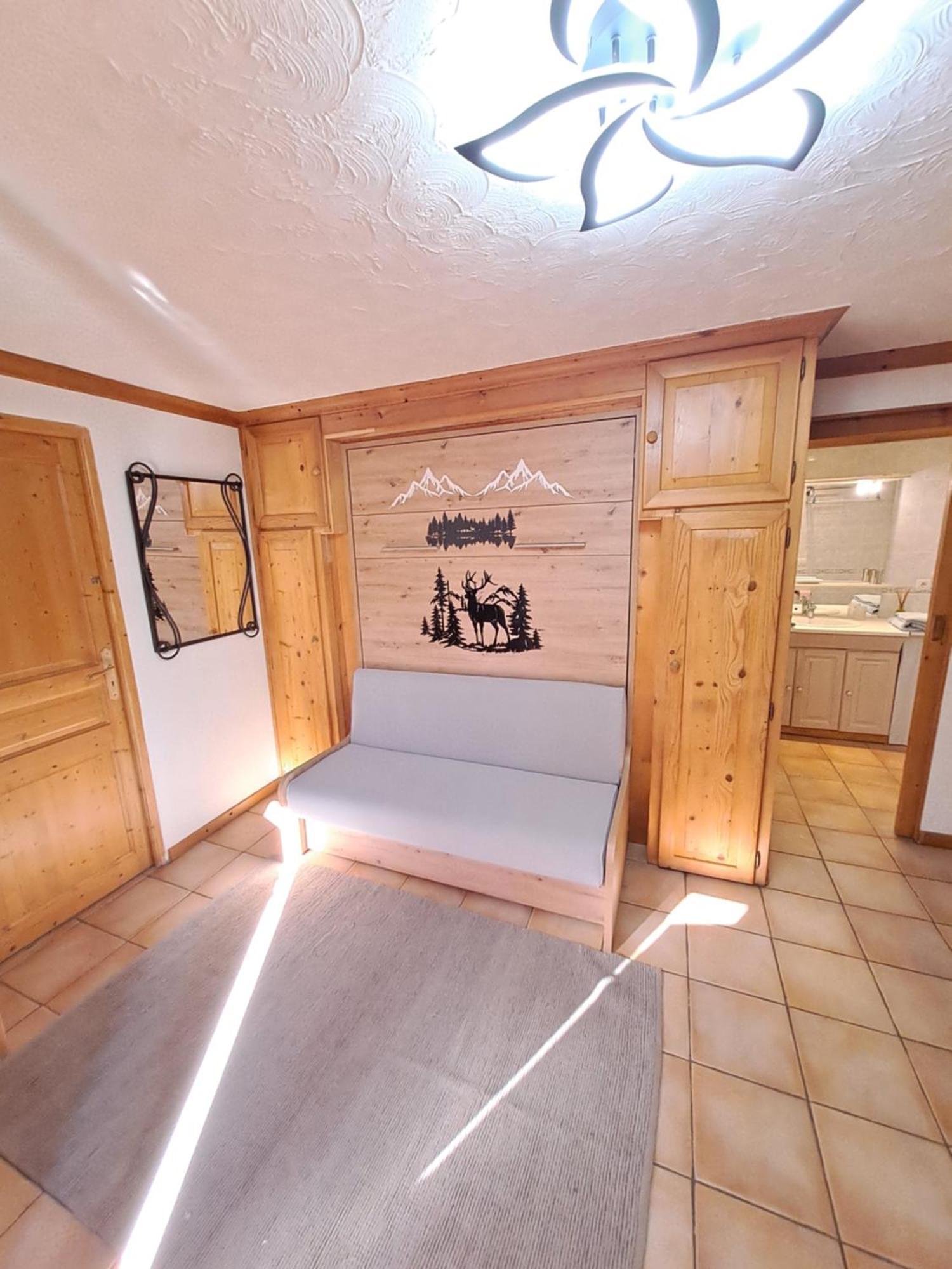 A4 Km De Megeve Tres Joli Studio Avec Jacuzzi ,Vue Sur Les Montagnes Au Calme Праз-Сур-Арлы Экстерьер фото